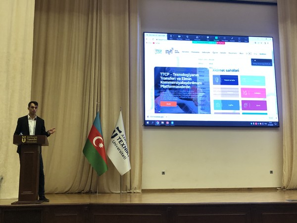 STEPI의 아제르바이잔 기술사업화 온라인플랫폼 시연회 모습.(사진=STEPI 제공)