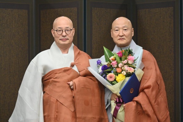 총무원 사업부장 각운스님-불교문화재연구소 부소장 허허스님 임명