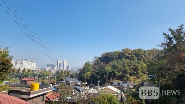 전북 전주의 도토리마을 전경.