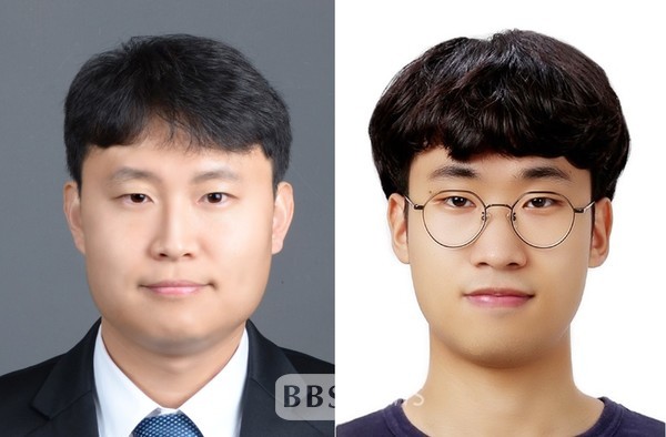 (왼쪽부터) 박상현 교수, 김수필 박사과정생. 디지스트 제공