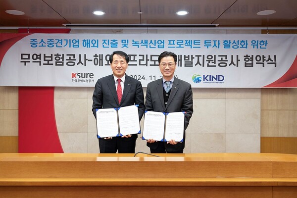 [포토뉴스]KIND, 한국무역보험공사(K-SURE)와 업무협약 체결