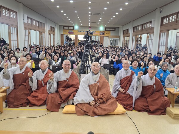 월정사 금강경 봉찬기도회 2주년‥한국불교 새바람 / 사진=BBS 최승한 기자