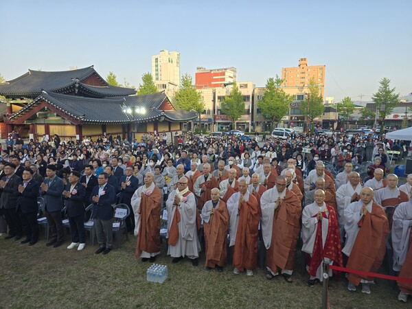 강릉불교사암연합회, 불기 2569년 연합봉축대법회 봉행 / 사진=BBS 최승한 기자