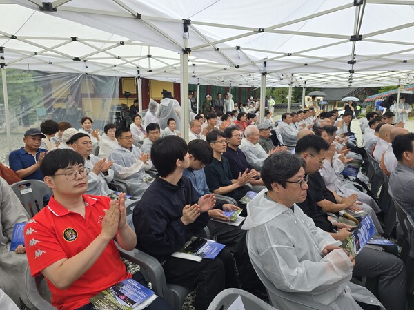 천년의 시간을 품은 정암사 수마노탑 국보 승격 5주년 기념법회 봉행 / 사진=BBS 최승한 기자