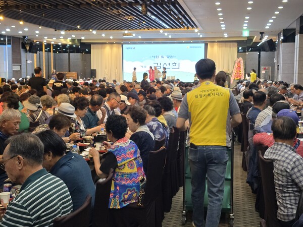월정사복지재단, 강릉 지역 어르신 1,000명에게 보양식 나눔 행사 개최 / 사진=BBS 최승한 기자