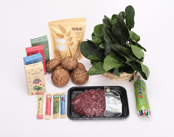 친환경농산물 꾸러미 지원사업(품목 예시)