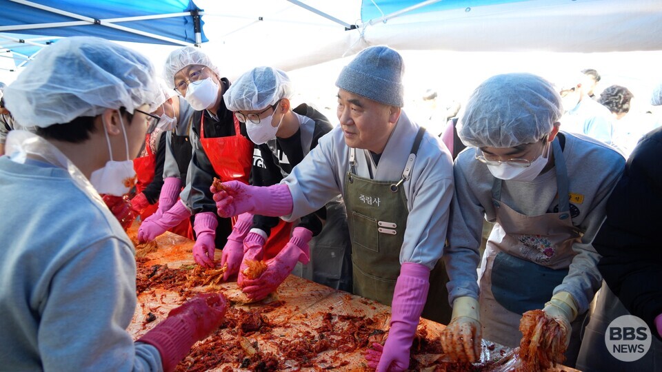 조계종 총무부장 성웅스님(능인학원 이사장)