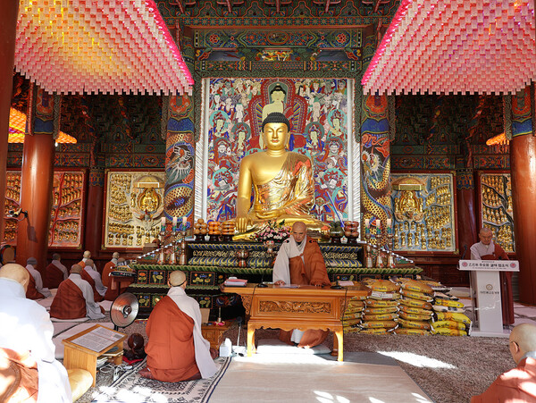 월정사 동안거 결제, 만월선원 등 4개 선원 62명 수좌 스님 정진 / 사진=월정사