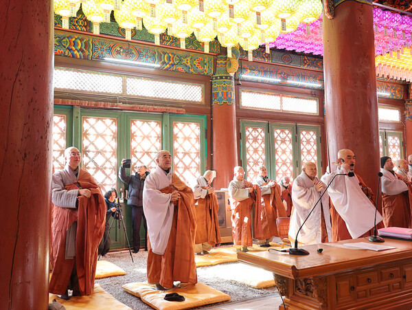 월정사 동안거 결제, 만월선원 등 4개 선원 62명 수좌 스님 정진 / 사진=월정사