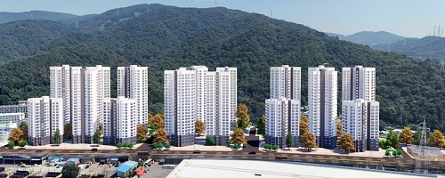 사진=염포동 중리마을 주택정비사업 조감도(울산시 제공) 