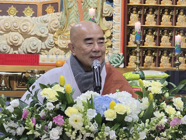 오대산 월정사, 국태민안 발원 송년 법회 봉행 / 사진=BBS 최승한 기자