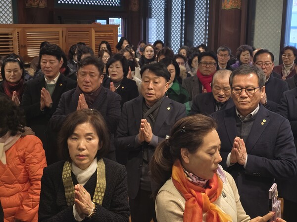 월정사 포교당 강릉 관음사, 주지 자현스님 취임 법회 봉행 / 사진=BBS 최승한 기자