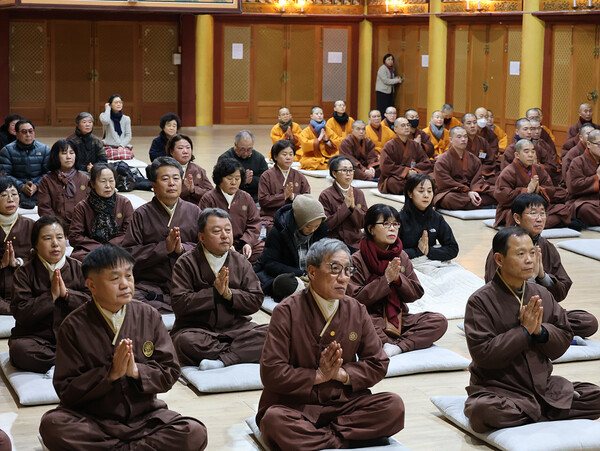 월정사, 성도재일 특별 정진법회 봉행 / 사진=월정사