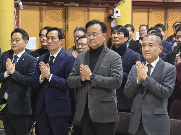 오대산 월정사 신년하례법회 “명상치유 성지·AI 종무 전환 원년 다짐” / 사진=BBS 최승한 기자