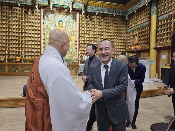오대산 월정사 신년하례법회 “명상치유 성지·AI 종무 전환 원년 다짐” / 사진=BBS 최승한 기자