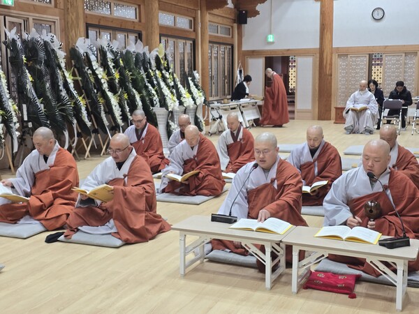 오대산 월정사 선덕 자광당 원행 대종사 입적