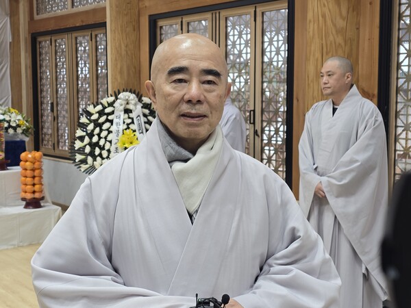 오대산 월정사 선덕 자광당 원행 대종사 입적