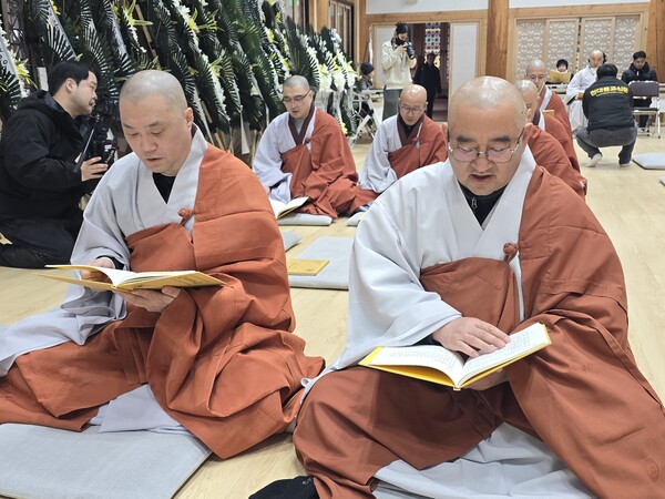 오대산 월정사 선덕 자광당 원행 대종사 입적