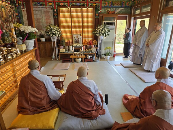 원행 대종사 횡성 보광사 49재 5재&nbsp; 봉행