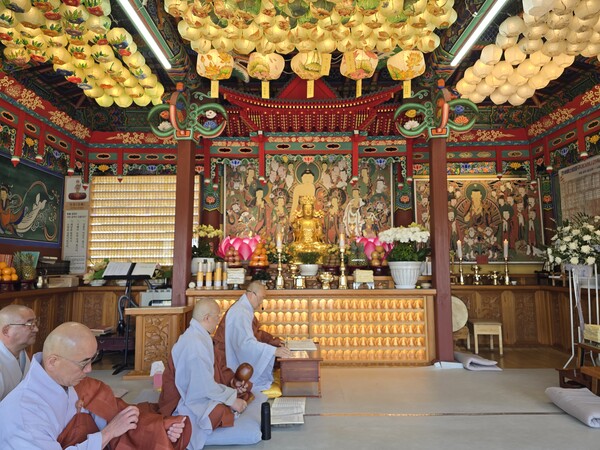 원행 대종사 횡성 보광사 49재 5재&nbsp; 봉행