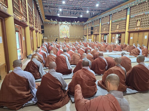 오대산 월정사, 병오년 하안거 포살..수행 점검