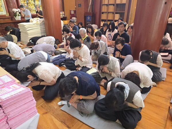 대웅당 삼보대종사 49재 회향…월정사서 마지막 길