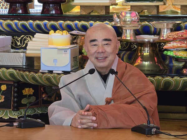 오대산 월정사, 병오년 백중 법회 봉행…기도 공덕 회향 / 사진=BBS 최승한 기자