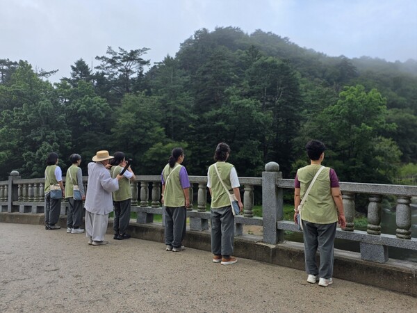 오대산 월정사 ‘명상요가학교’ 단기집중과정 성료 / 사진=월정사