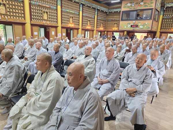 월정사 제27대 주지후보에 인광 스님…“승가 화합·교구 안정” / 사진=BBS 최승한 기자