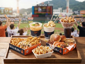 야구장 전용 메뉴 관련 이미지